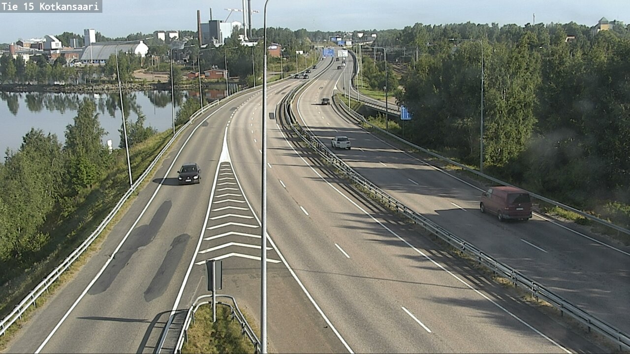 Weather Camera Image Road 15 Kotka, Kotkansaari, Kotka, Kymenlaakso