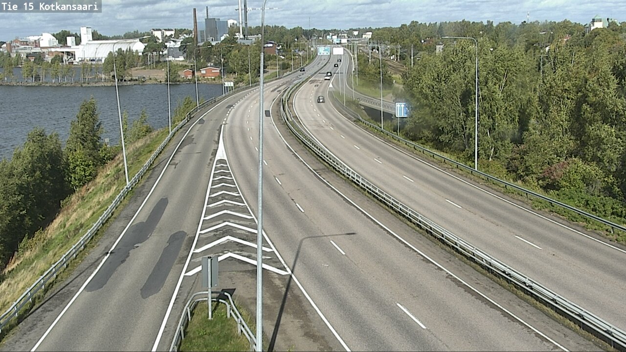 Weather Camera Image Road 15 Kotka, Kotkansaari, Kotka, Kymenlaakso