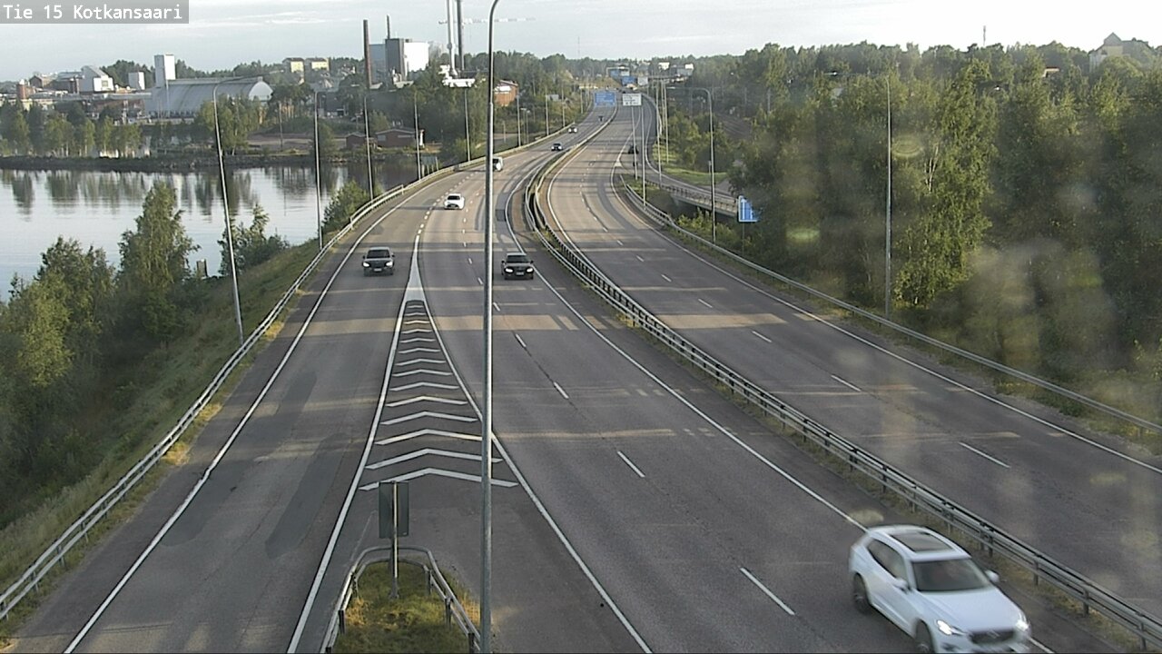 Weather Camera Image Väg 15 Kotka, Kotkansaari, Kotka, Kymenlaakso