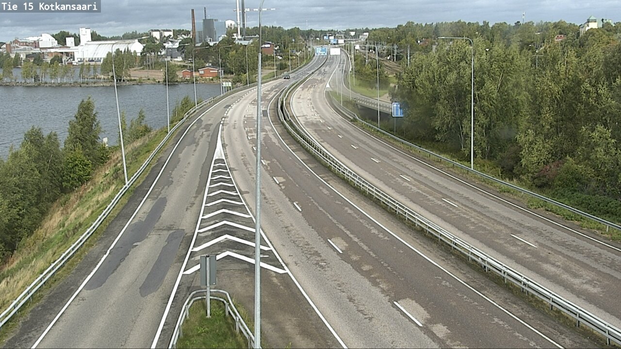 Weather Camera Image Road 15 Kotka, Kotkansaari, Kotka, Kymenlaakso