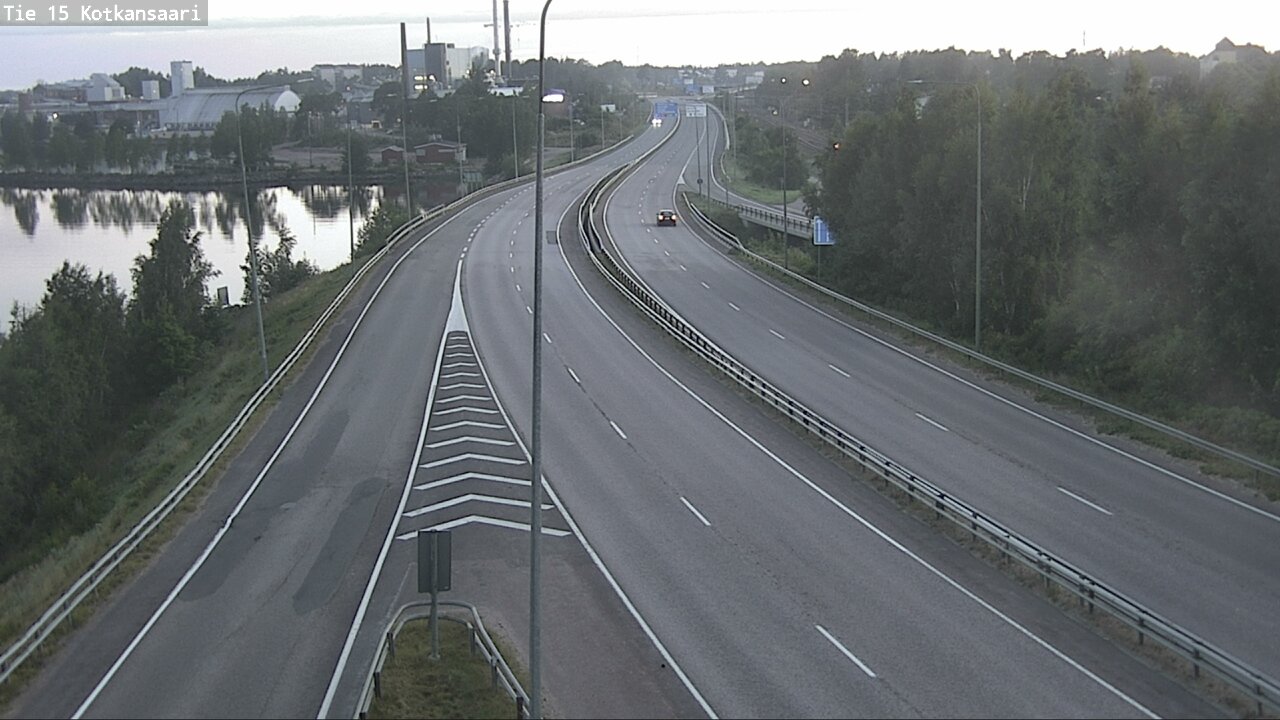 Weather Camera Image Väg 15 Kotka, Kotkansaari, Kotka, Kymenlaakso