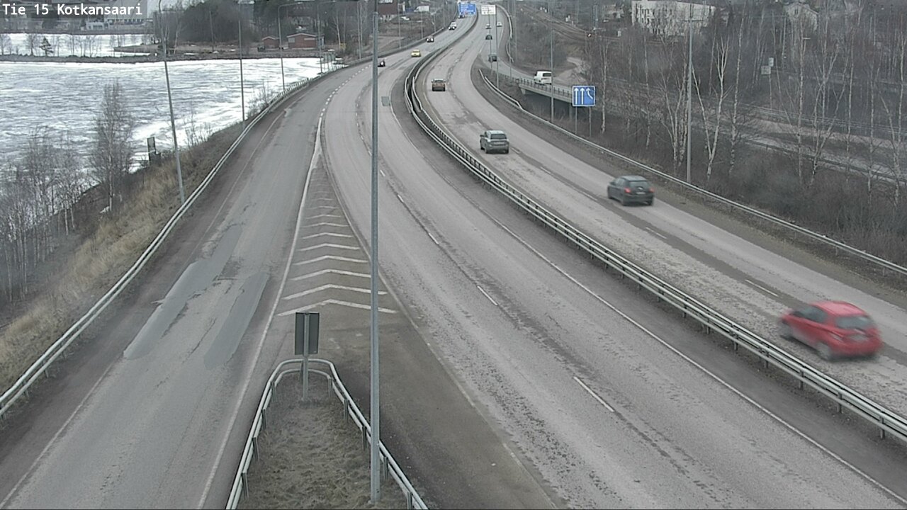 Weather Camera Image Väg 15 Kotka, Kotkansaari, Kotka, Kymenlaakso