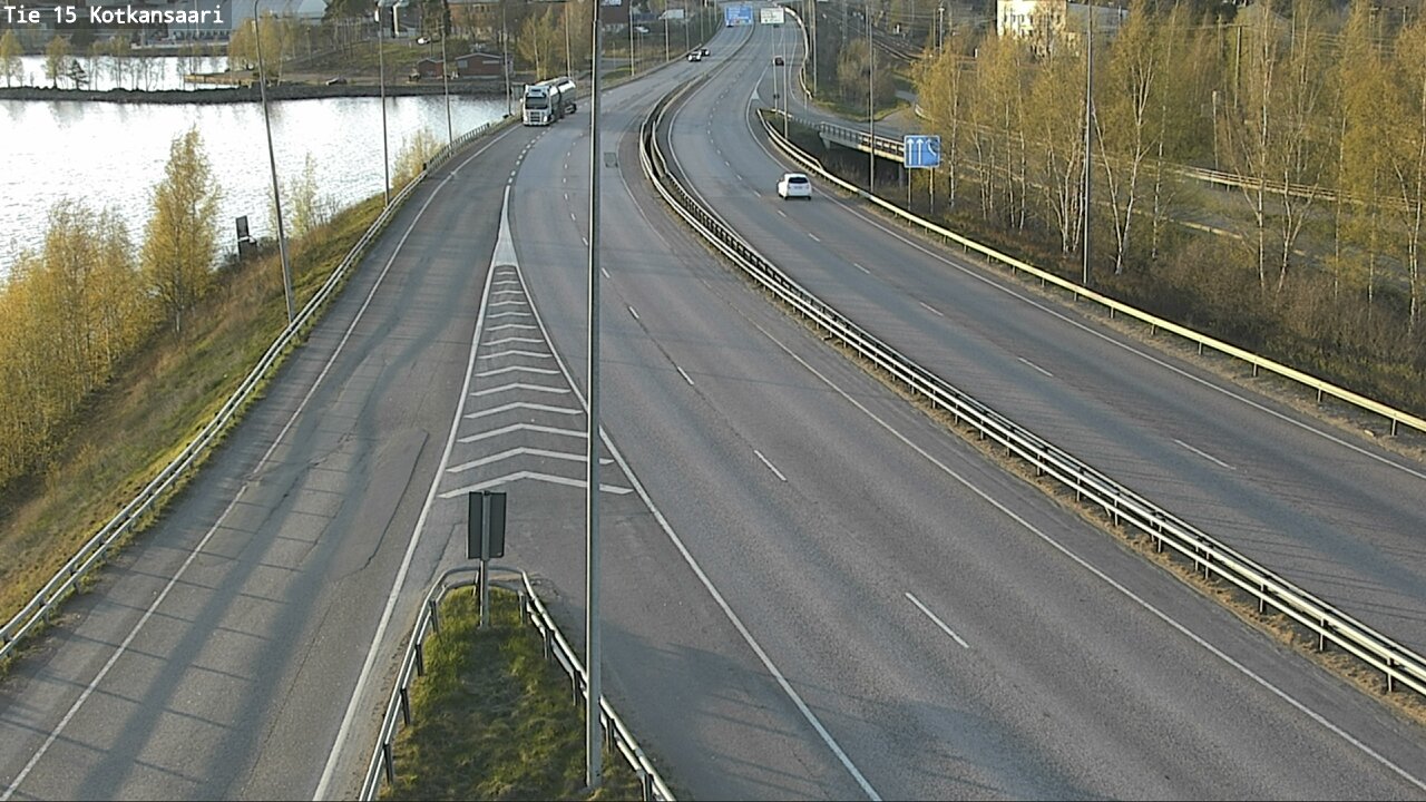 Weather Camera Image Väg 15 Kotka, Kotkansaari, Kotka, Kymenlaakso