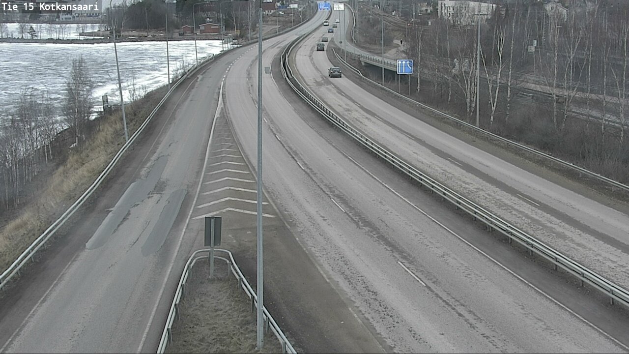 Weather Camera Image Väg 15 Kotka, Kotkansaari, Kotka, Kymenlaakso