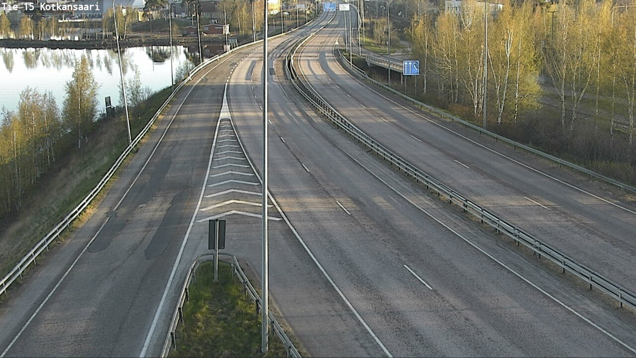 Weather Camera Image Road 15 Kotka, Kotkansaari, Kotka, Kymenlaakso