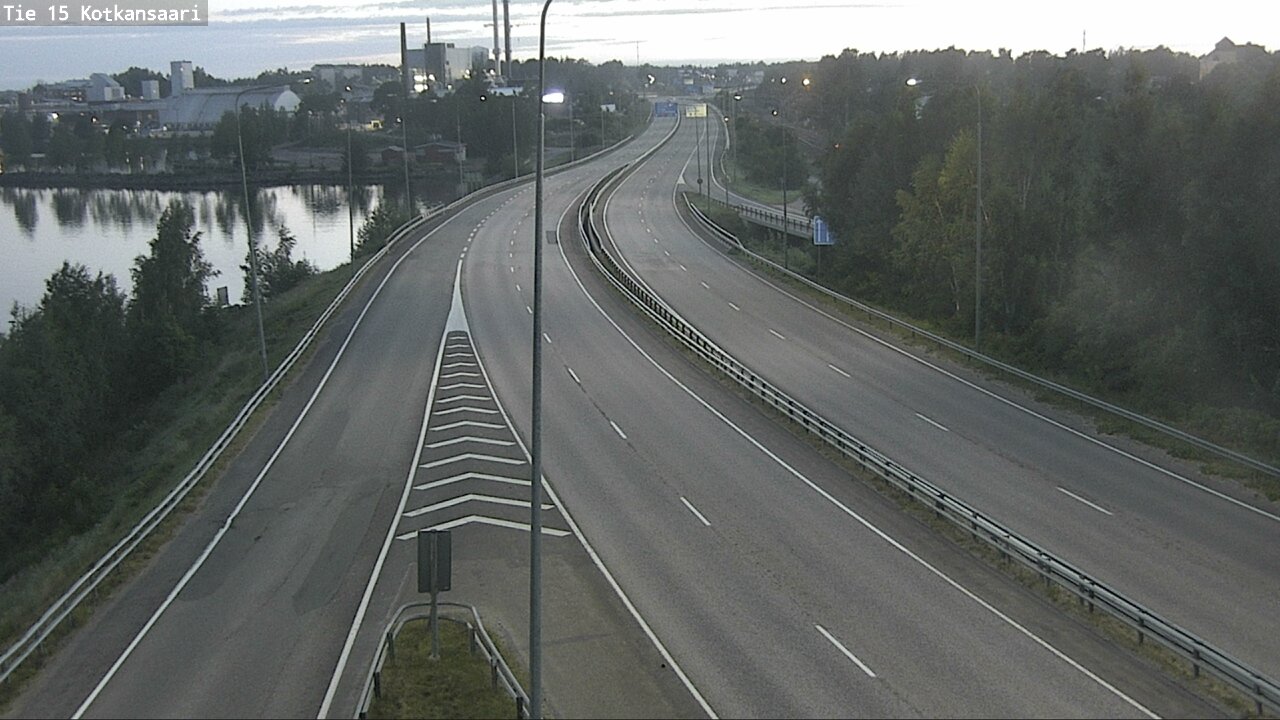 Weather Camera Image Väg 15 Kotka, Kotkansaari, Kotka, Kymenlaakso