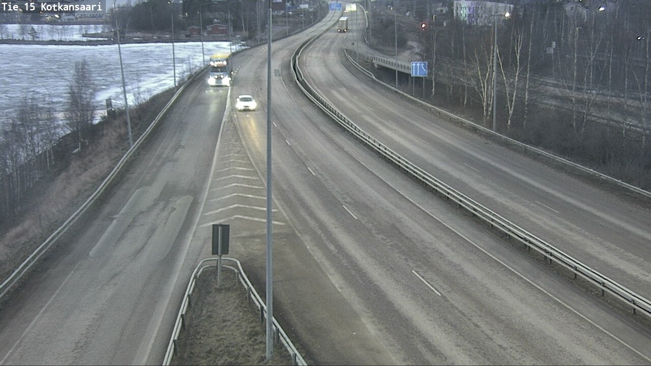 Weather Camera Image Road 15 Kotka, Kotkansaari, Kotka, Kymenlaakso