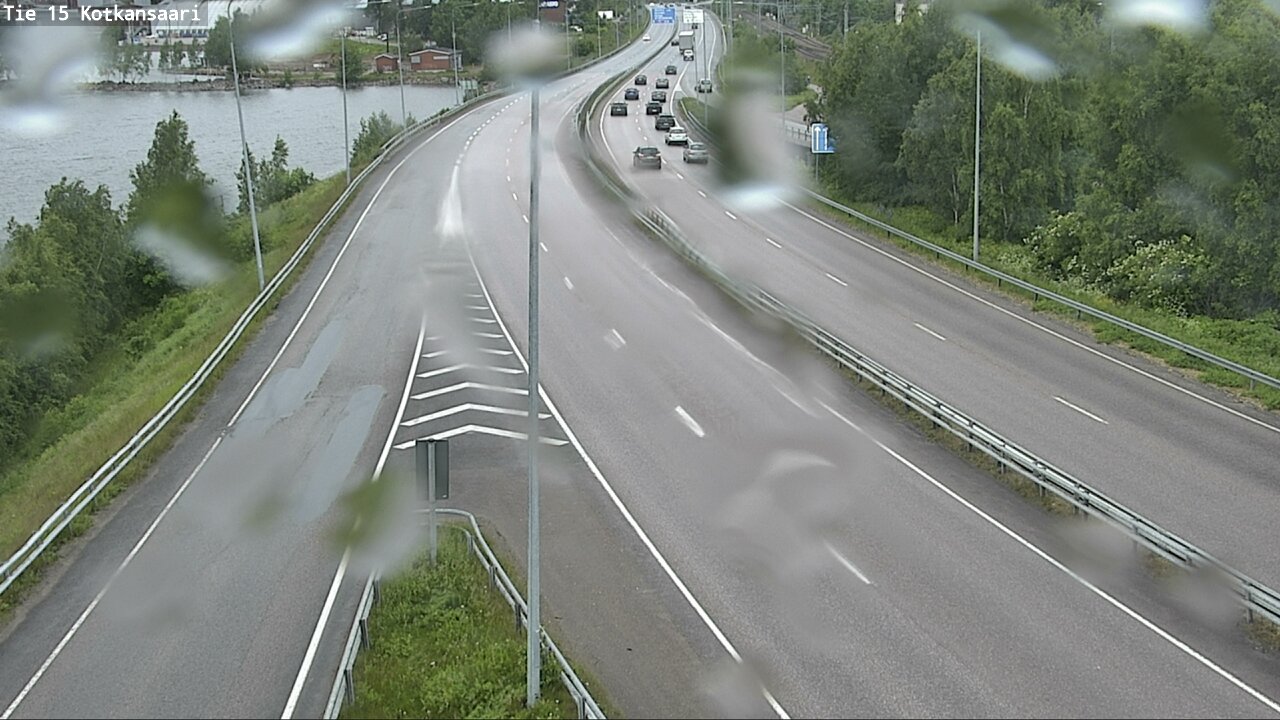 Weather Camera Image Väg 15 Kotka, Kotkansaari, Kotka, Kymenlaakso