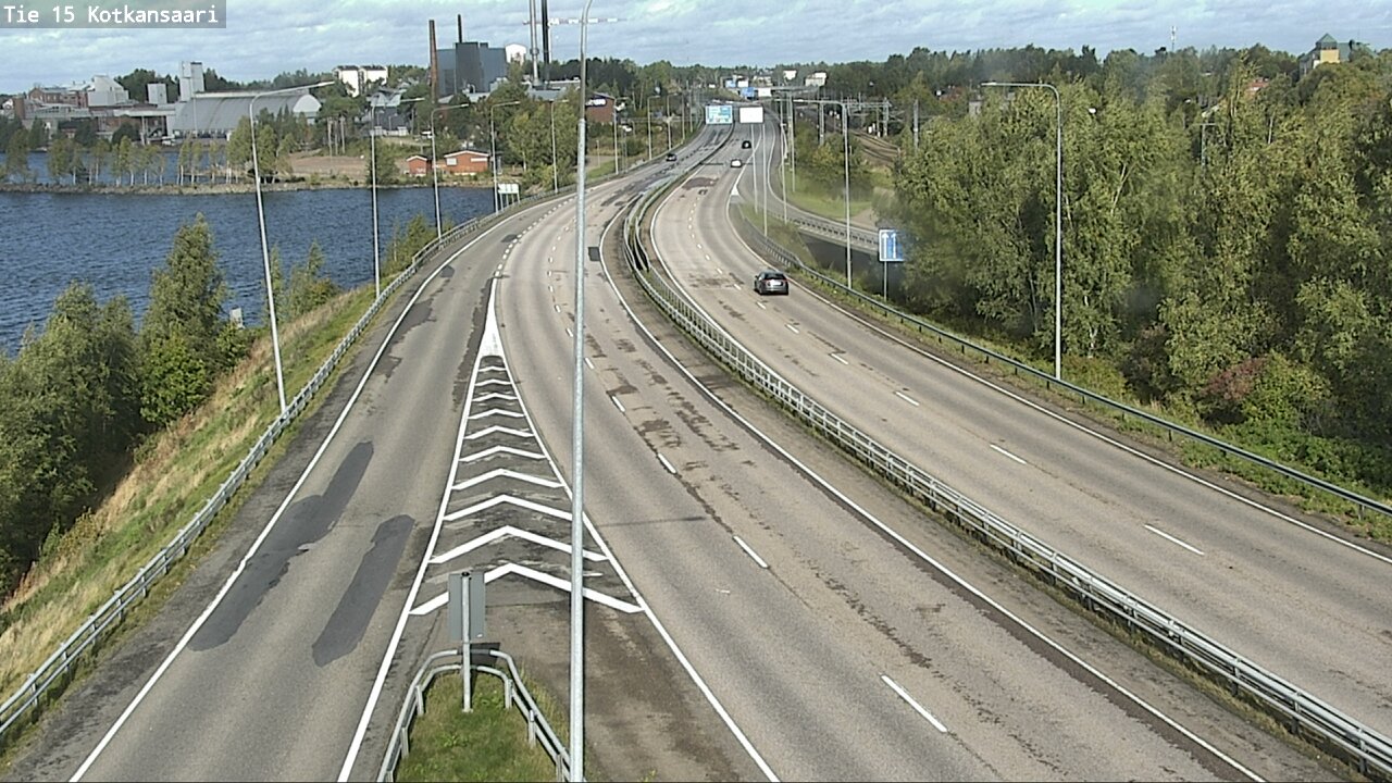 Weather Camera Image Road 15 Kotka, Kotkansaari, Kotka, Kymenlaakso