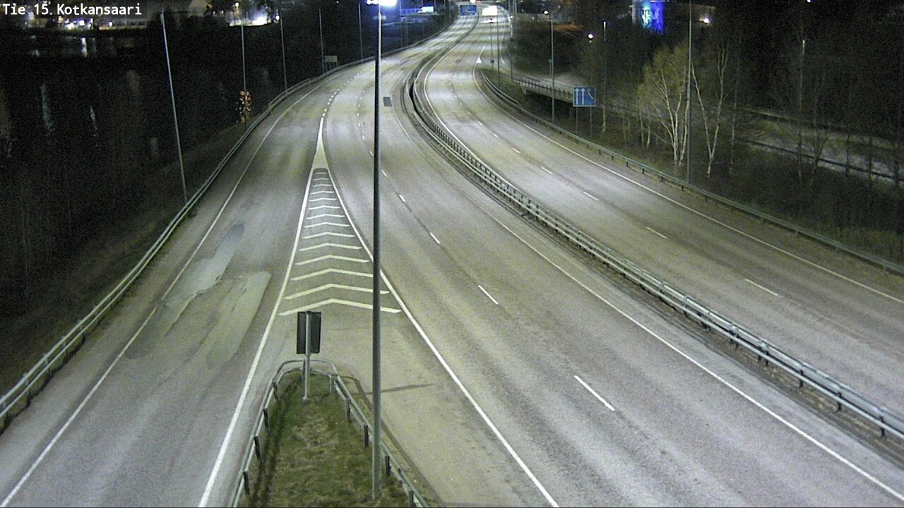 Weather Camera Image Väg 15 Kotka, Kotkansaari, Kotka, Kymenlaakso