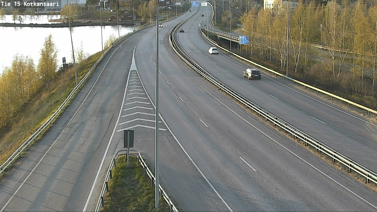Weather Camera Image Väg 15 Kotka, Kotkansaari, Kotka, Kymenlaakso