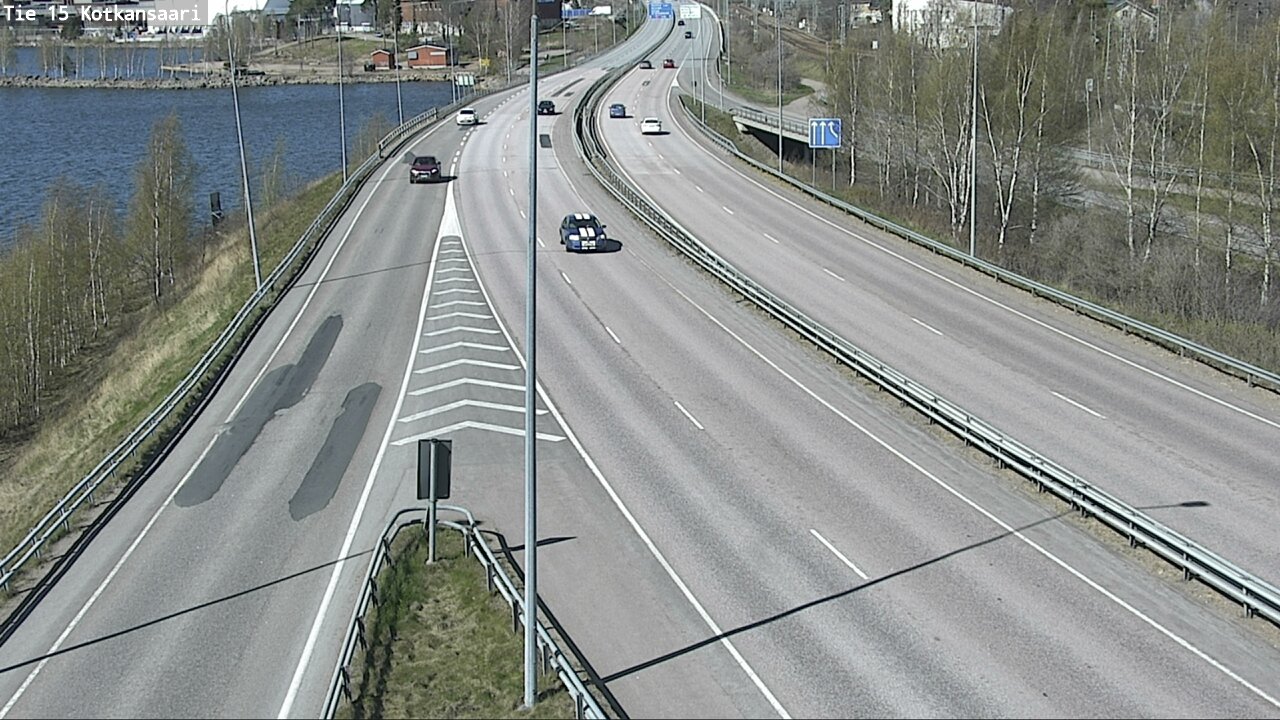 Weather Camera Image Väg 15 Kotka, Kotkansaari, Kotka, Kymenlaakso