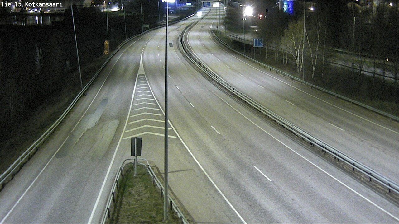 Weather Camera Image Väg 15 Kotka, Kotkansaari, Kotka, Kymenlaakso