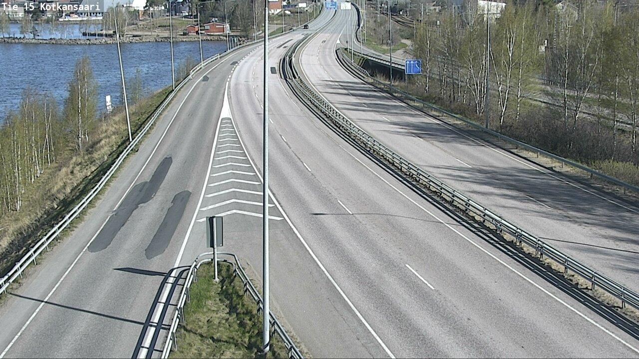 Weather Camera Image Road 15 Kotka, Kotkansaari, Kotka, Kymenlaakso