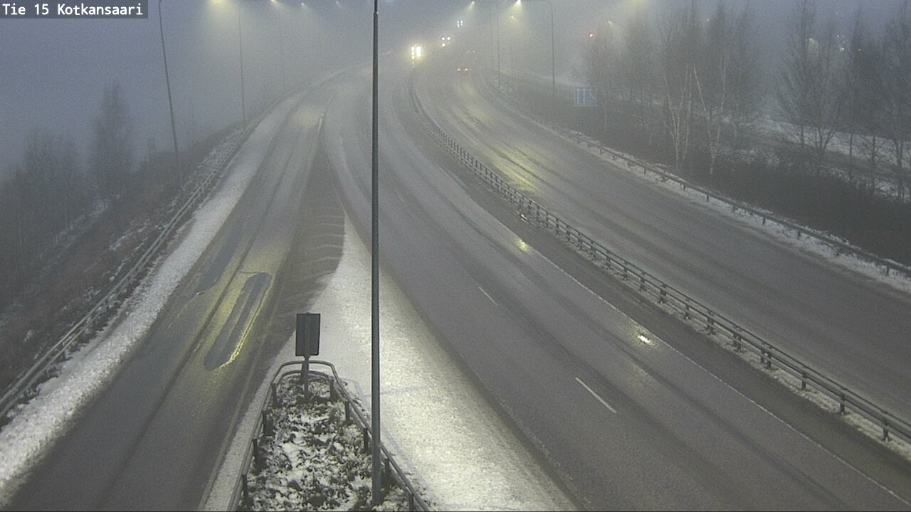 Weather Camera Image Road 15 Kotka, Kotkansaari, Kotka, Kymenlaakso