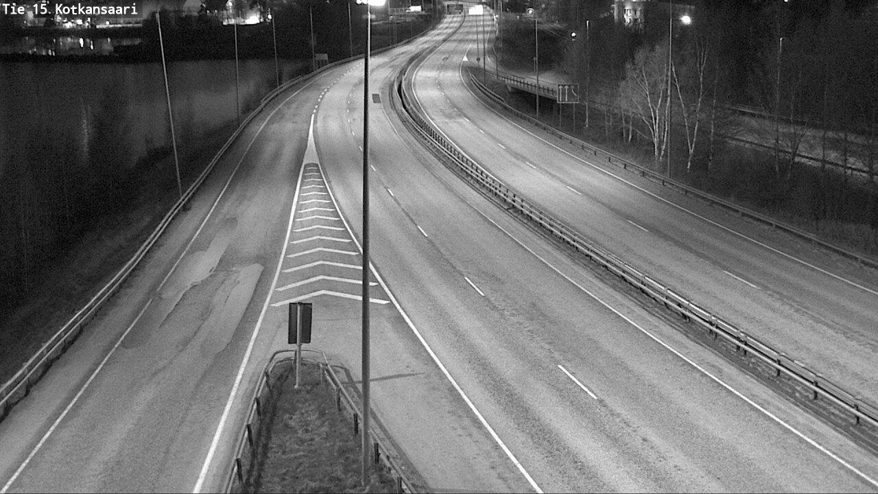 Weather Camera Image Väg 15 Kotka, Kotkansaari, Kotka, Kymenlaakso