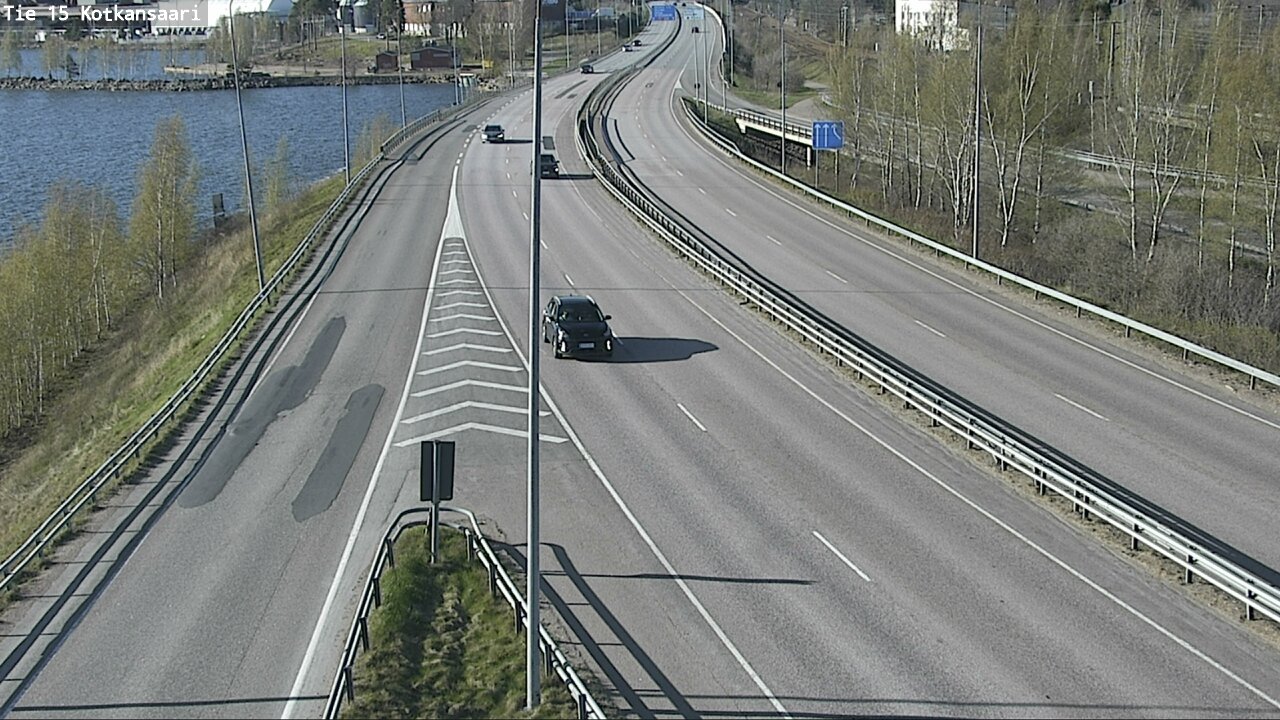 Weather Camera Image Väg 15 Kotka, Kotkansaari, Kotka, Kymenlaakso