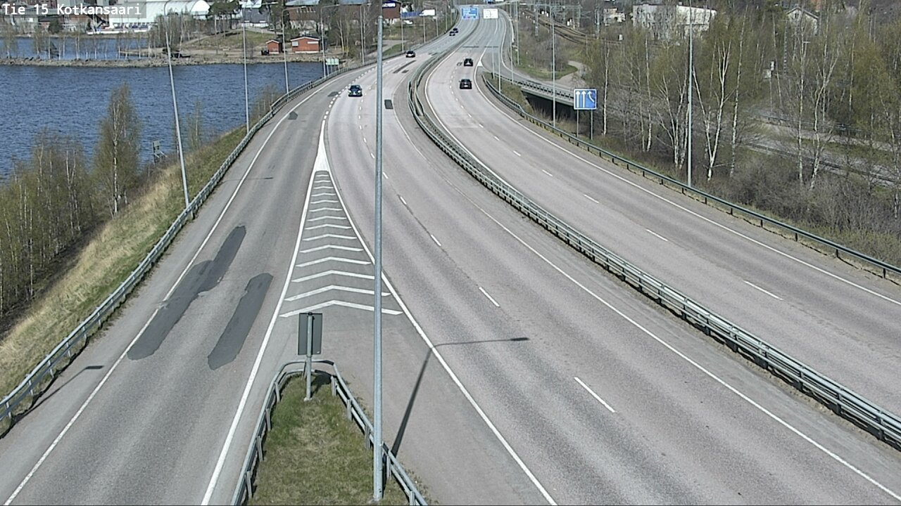 Weather Camera Image Väg 15 Kotka, Kotkansaari, Kotka, Kymenlaakso