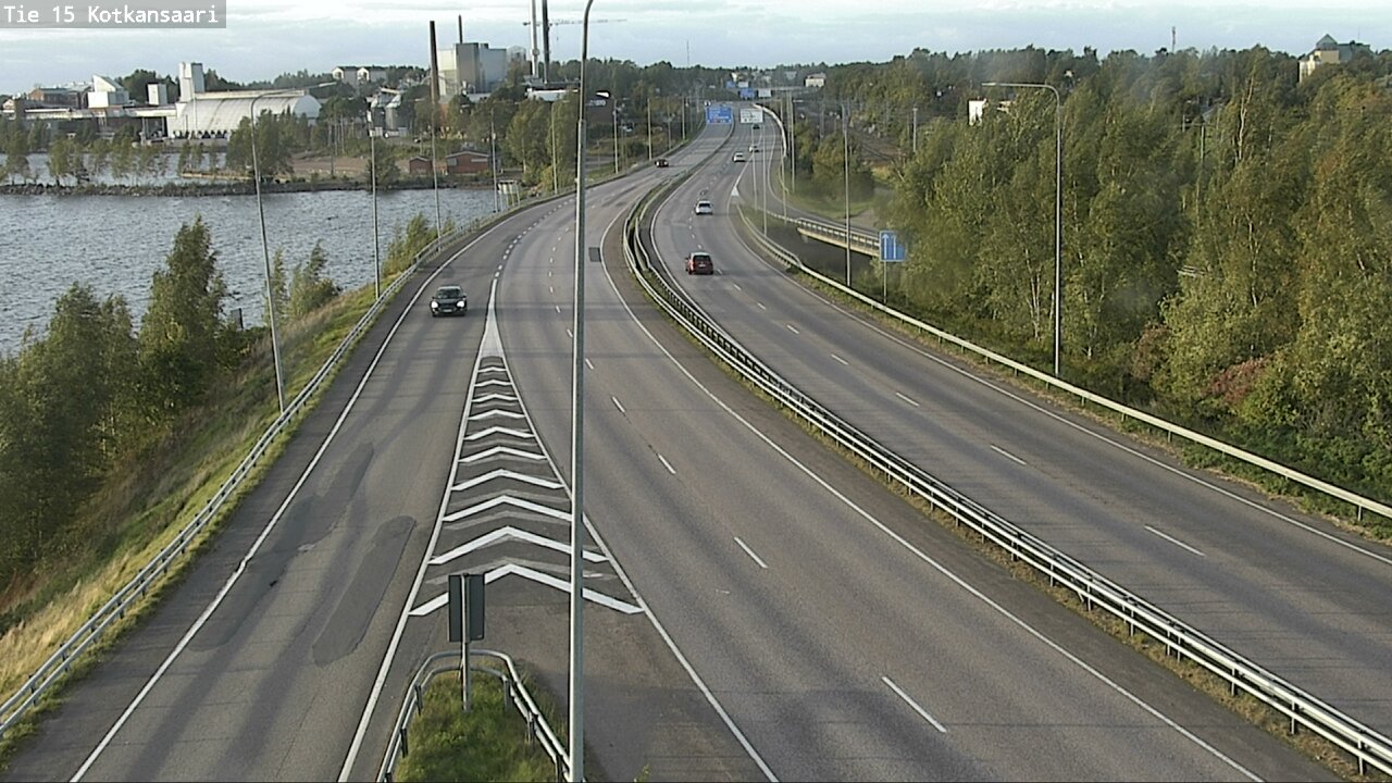 Weather Camera Image Väg 15 Kotka, Kotkansaari, Kotka, Kymenlaakso