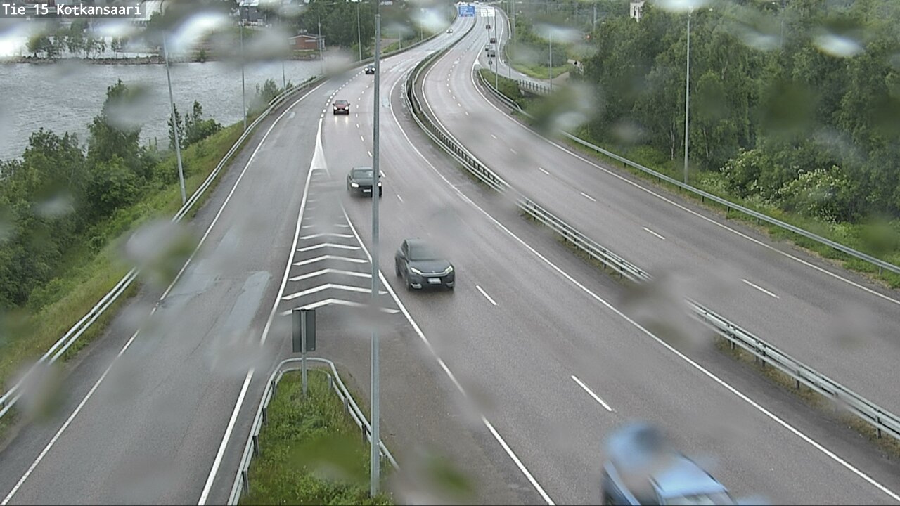 Weather Camera Image Väg 15 Kotka, Kotkansaari, Kotka, Kymenlaakso