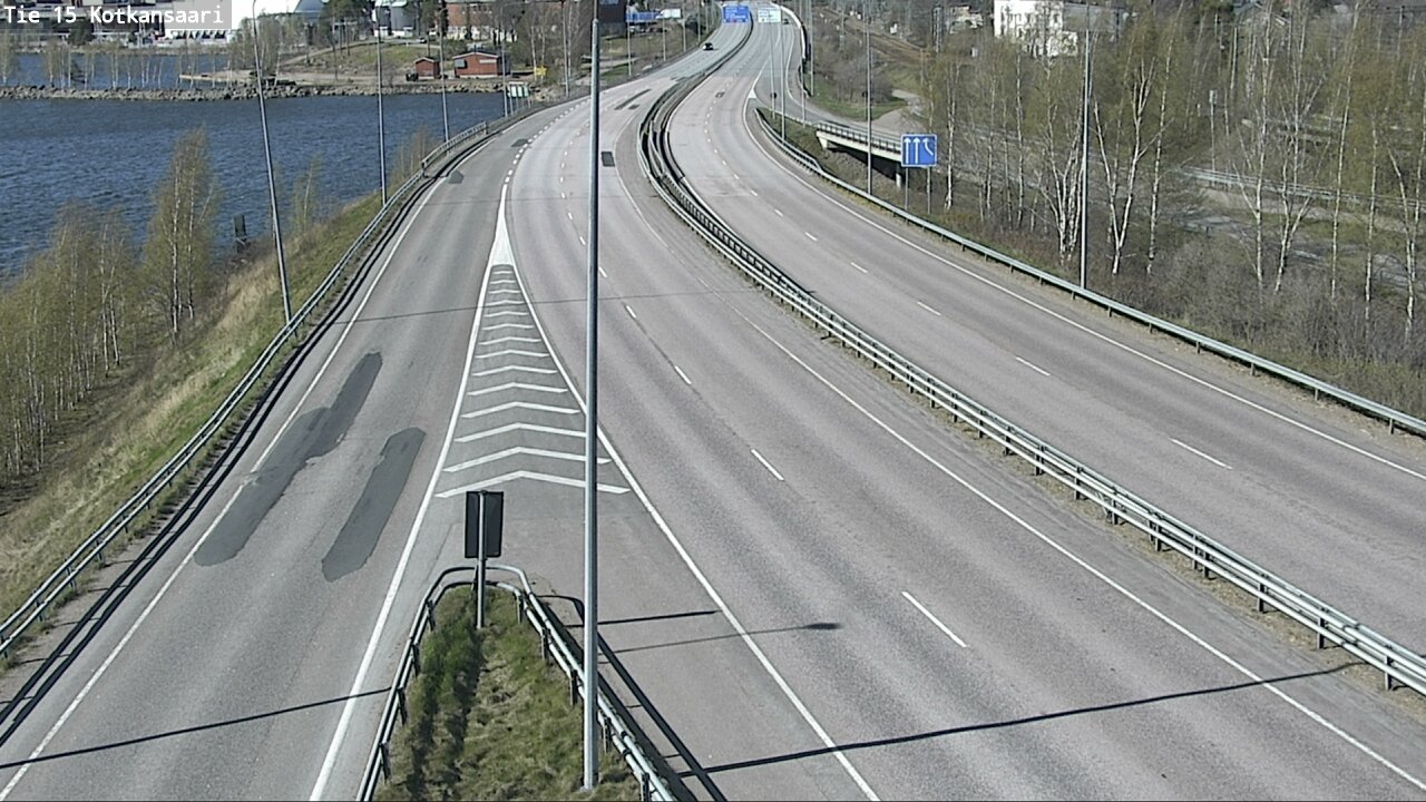Weather Camera Image Väg 15 Kotka, Kotkansaari, Kotka, Kymenlaakso