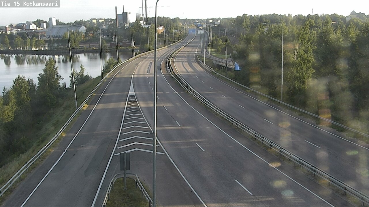 Weather Camera Image Väg 15 Kotka, Kotkansaari, Kotka, Kymenlaakso