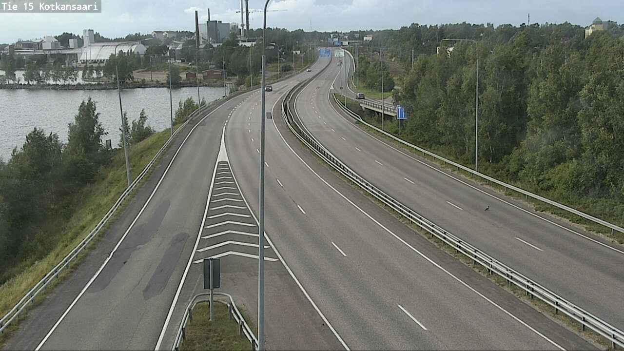 Weather Camera Image Väg 15 Kotka, Kotkansaari, Kotka, Kymenlaakso