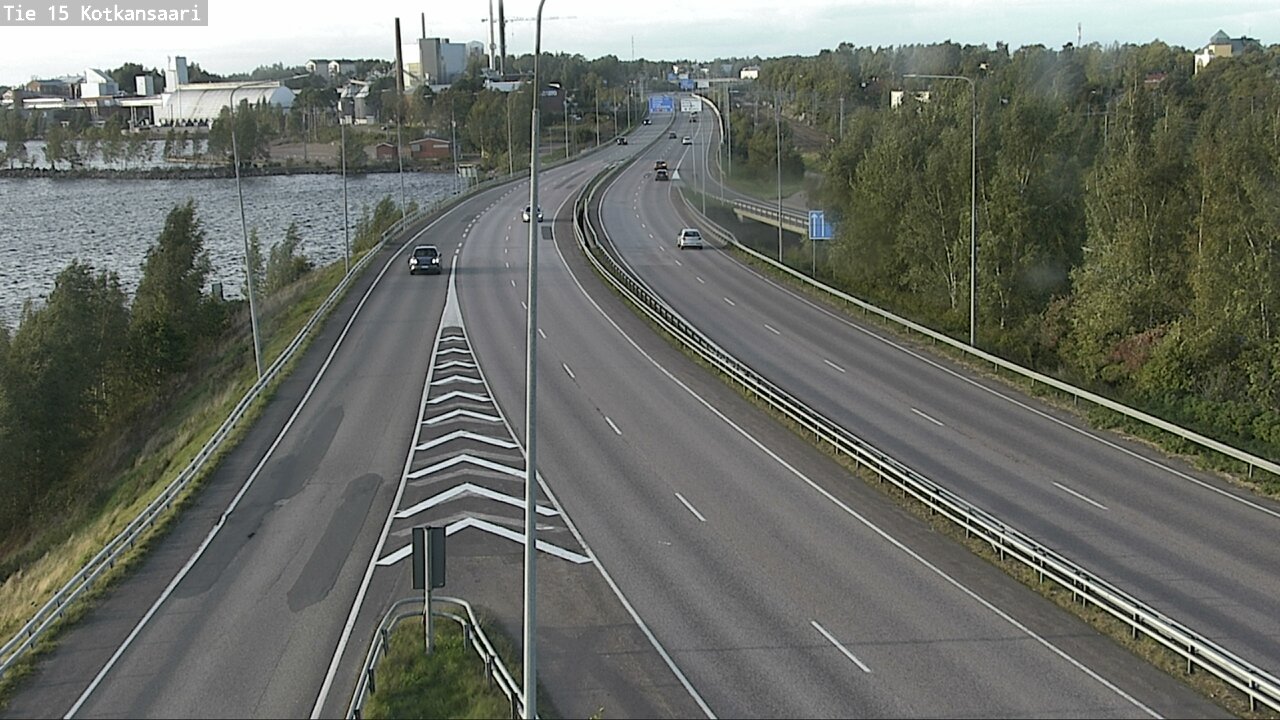 Weather Camera Image Väg 15 Kotka, Kotkansaari, Kotka, Kymenlaakso