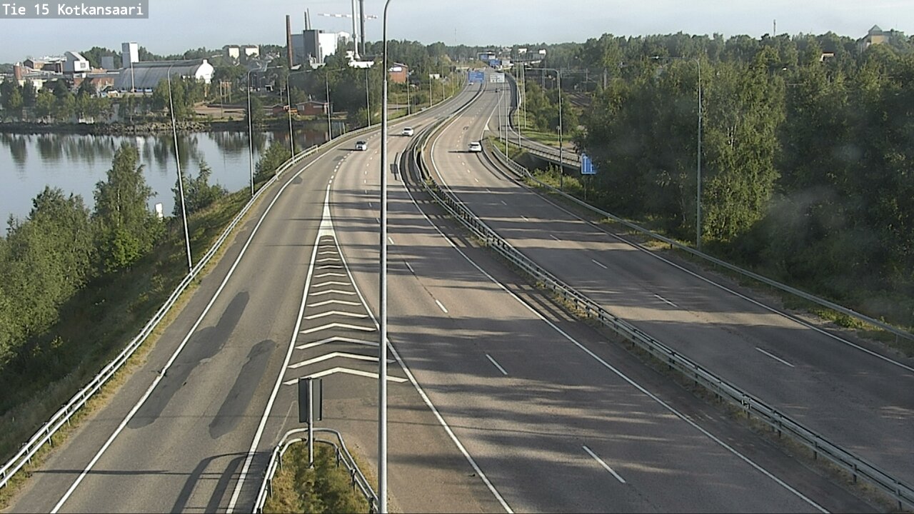 Weather Camera Image Road 15 Kotka, Kotkansaari, Kotka, Kymenlaakso
