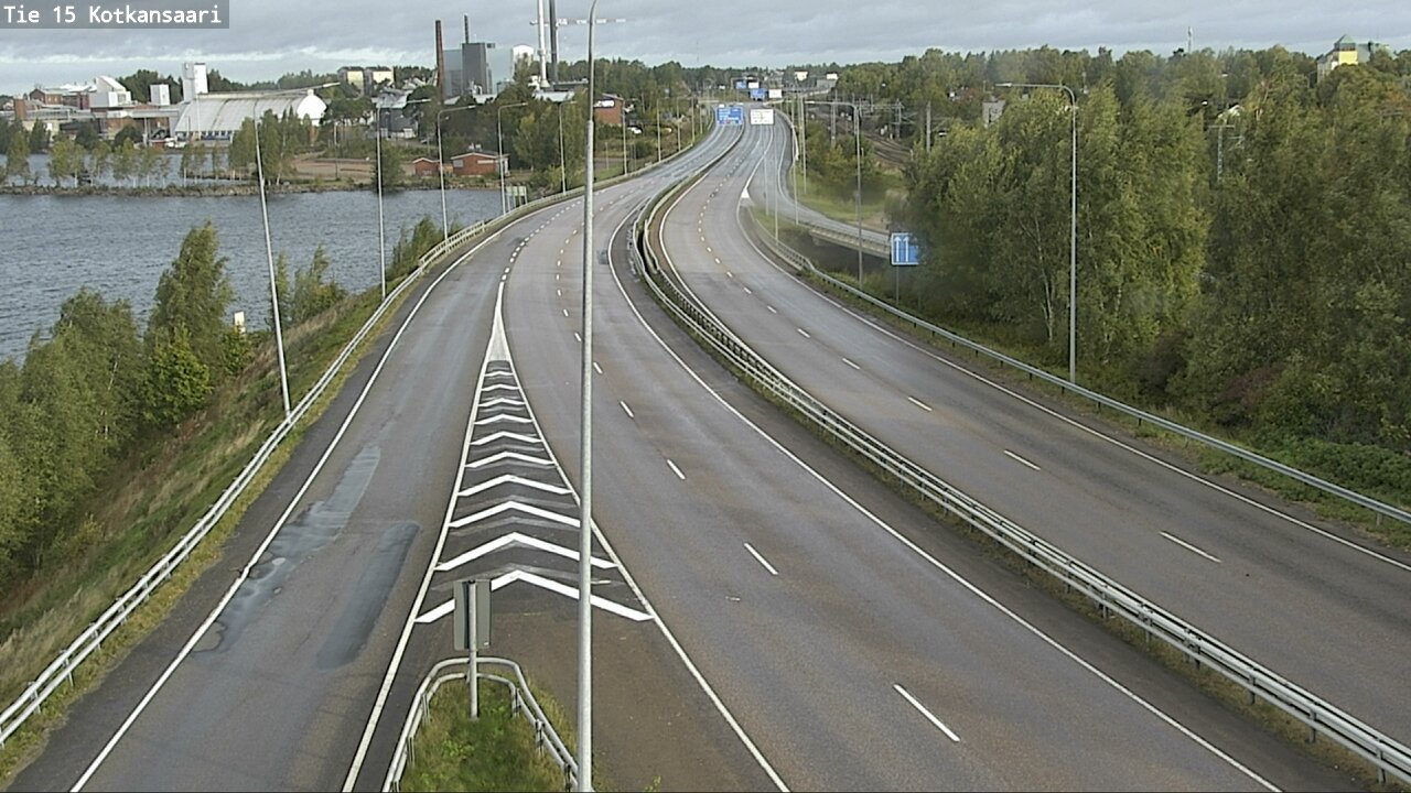 Weather Camera Image Road 15 Kotka, Kotkansaari, Kotka, Kymenlaakso