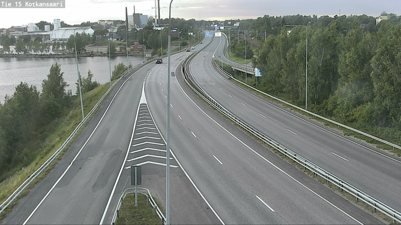 Weather Camera Image Väg 15 Kotka, Kotkansaari, Kotka, Kymenlaakso