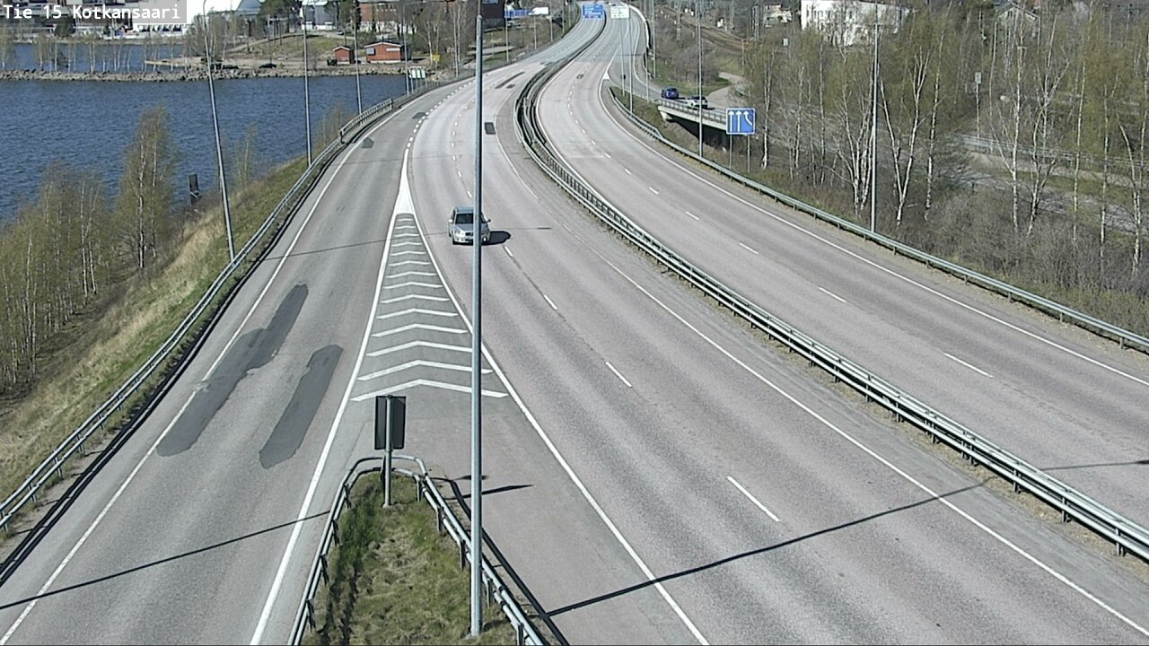 Weather Camera Image Väg 15 Kotka, Kotkansaari, Kotka, Kymenlaakso