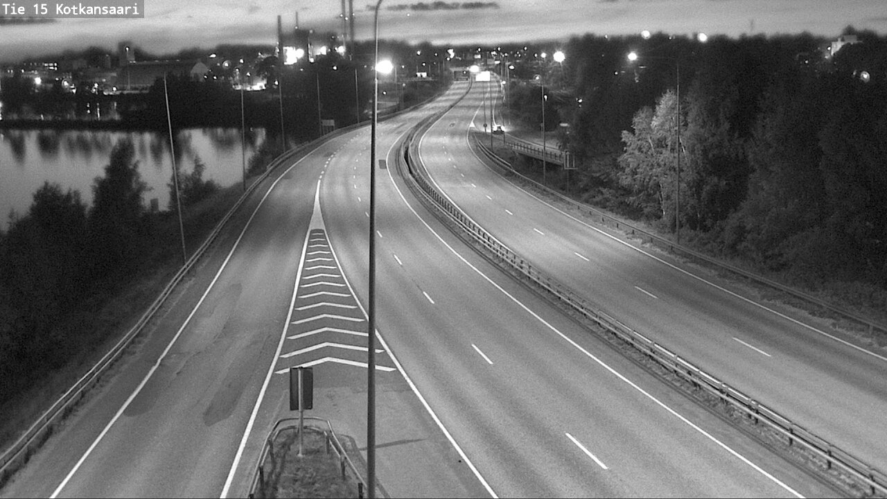 Weather Camera Image Väg 15 Kotka, Kotkansaari, Kotka, Kymenlaakso