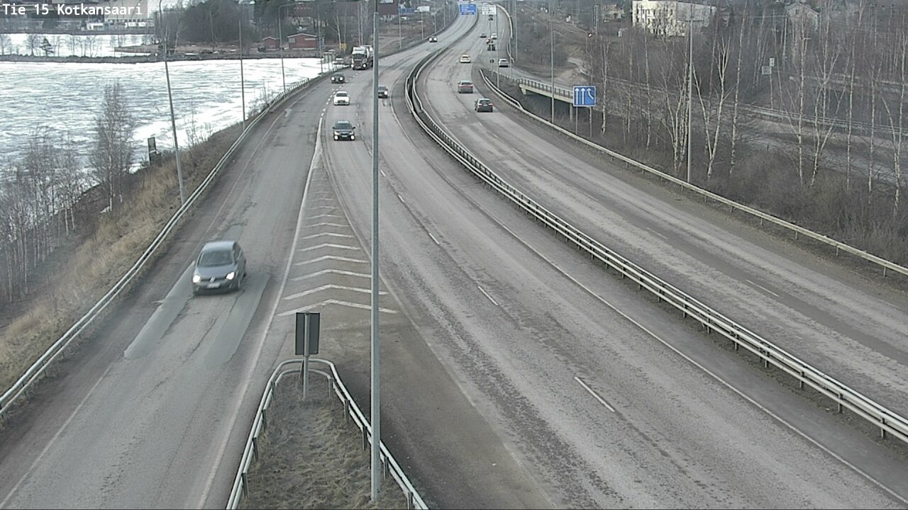 Weather Camera Image Road 15 Kotka, Kotkansaari, Kotka, Kymenlaakso