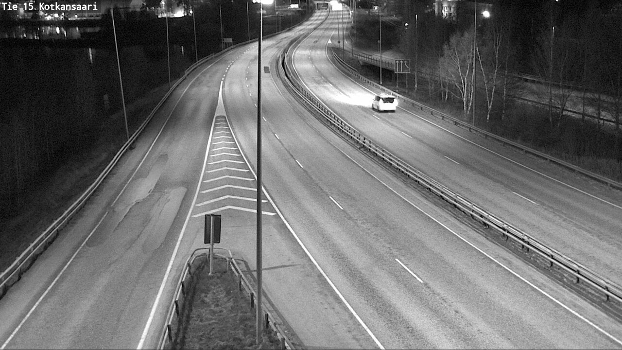 Weather Camera Image Väg 15 Kotka, Kotkansaari, Kotka, Kymenlaakso