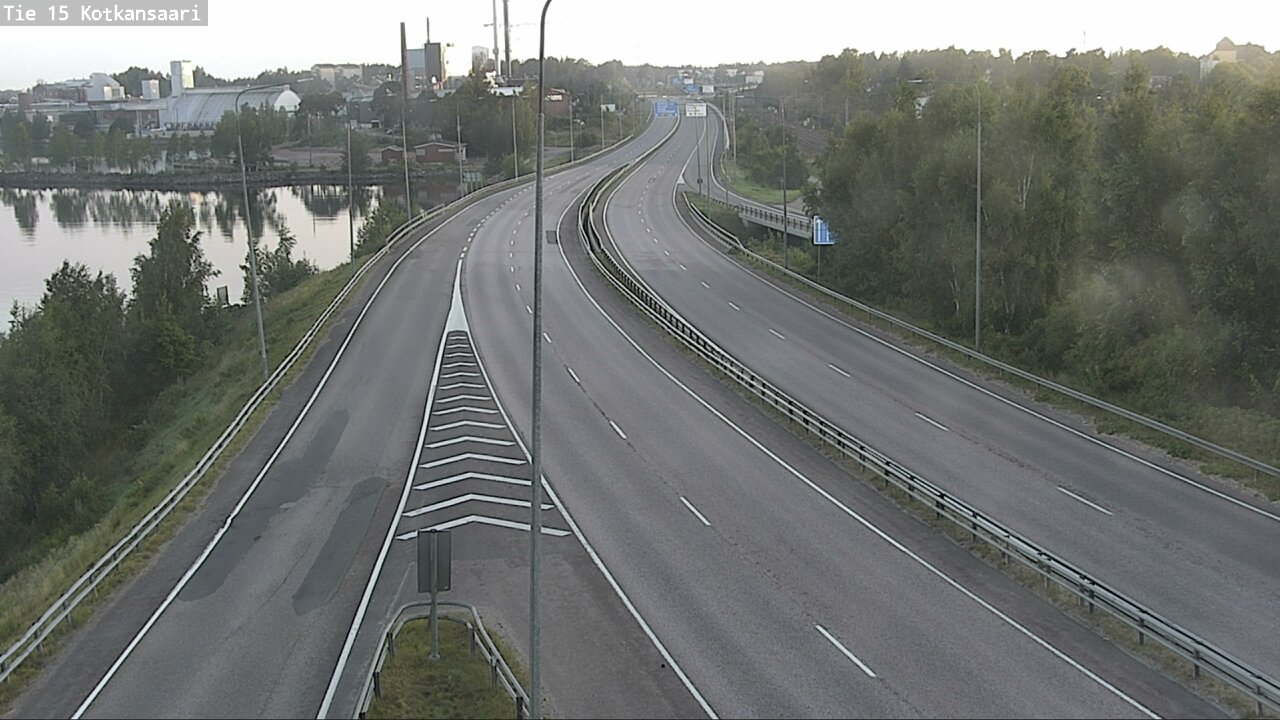 Weather Camera Image Väg 15 Kotka, Kotkansaari, Kotka, Kymenlaakso