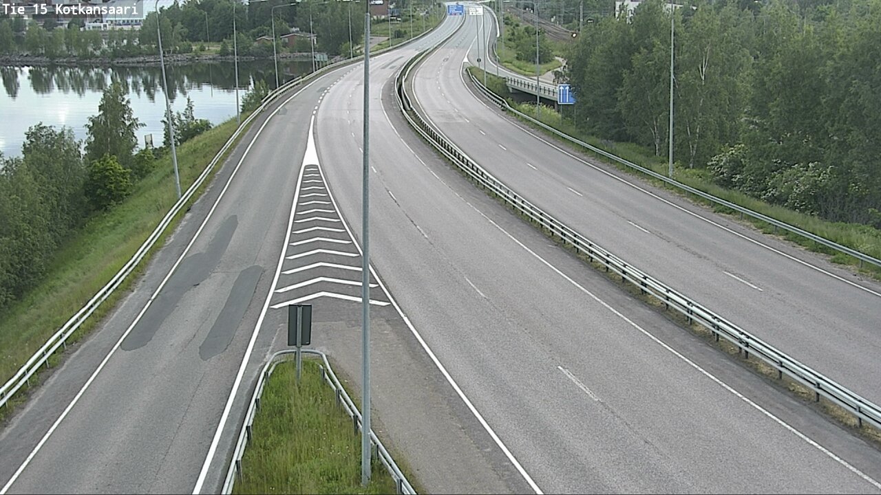 Weather Camera Image Road 15 Kotka, Kotkansaari, Kotka, Kymenlaakso