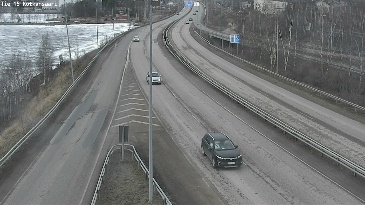Weather Camera Image Väg 15 Kotka, Kotkansaari, Kotka, Kymenlaakso