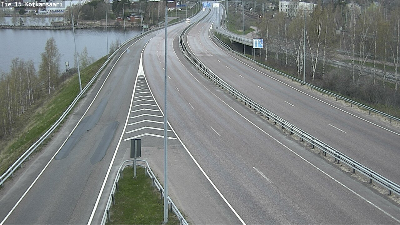 Weather Camera Image Väg 15 Kotka, Kotkansaari, Kotka, Kymenlaakso