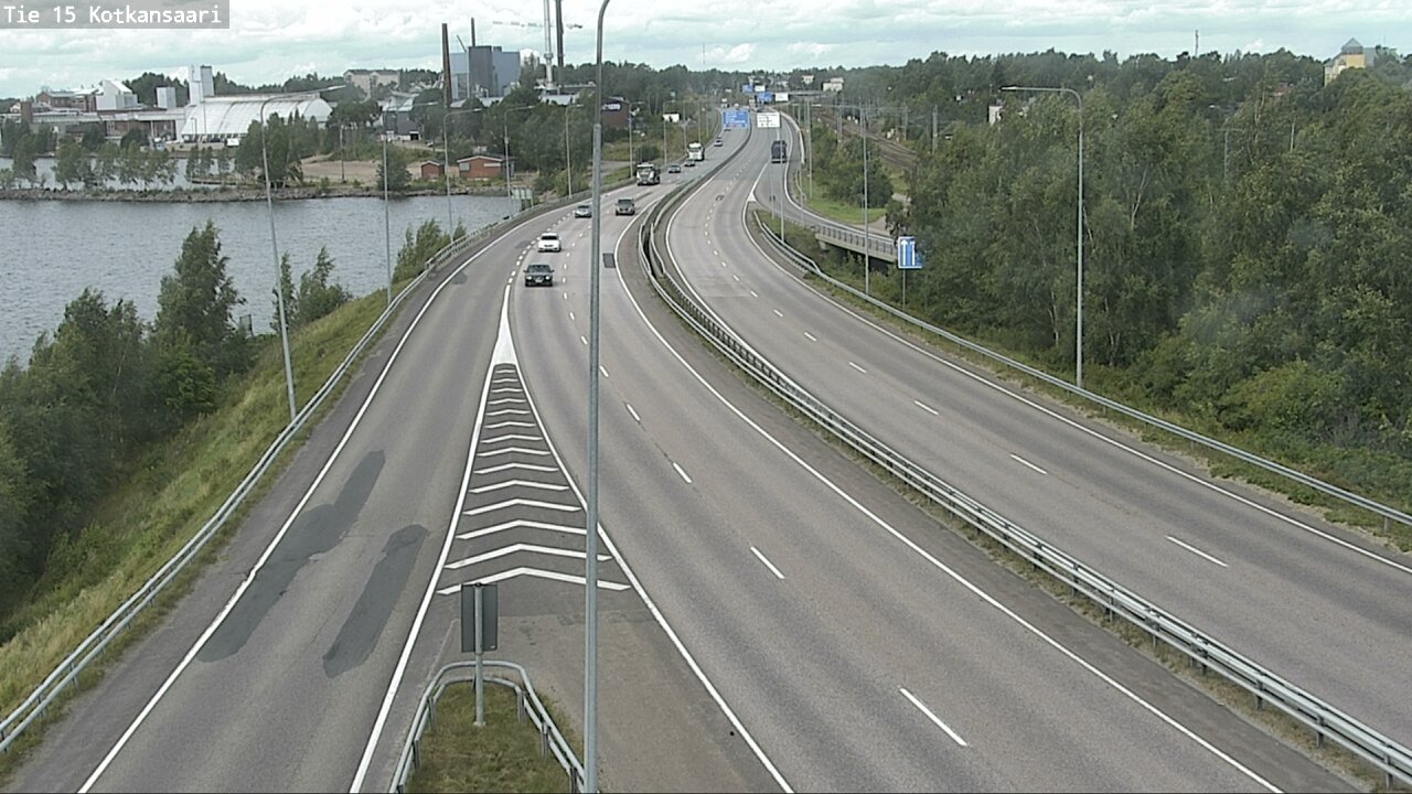 Weather Camera Image Väg 15 Kotka, Kotkansaari, Kotka, Kymenlaakso