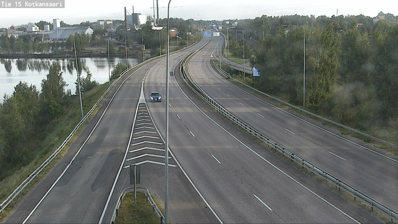 Weather Camera Image Väg 15 Kotka, Kotkansaari, Kotka, Kymenlaakso