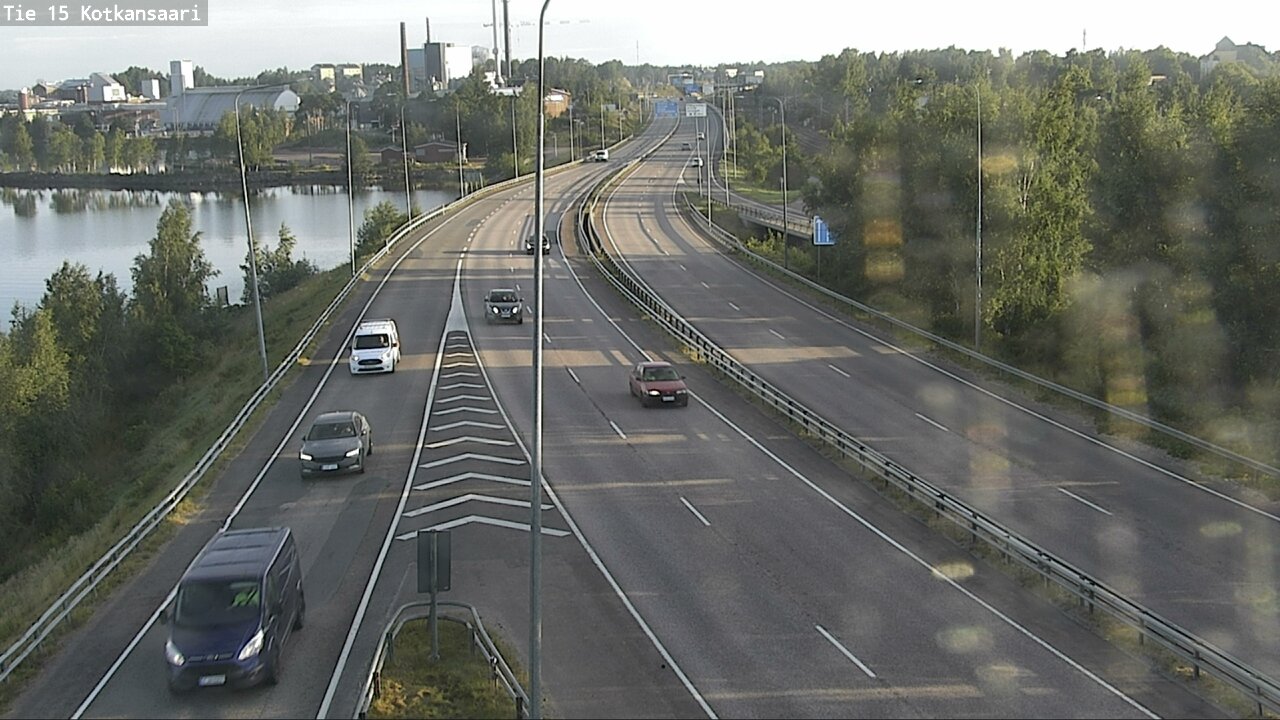 Weather Camera Image Väg 15 Kotka, Kotkansaari, Kotka, Kymenlaakso