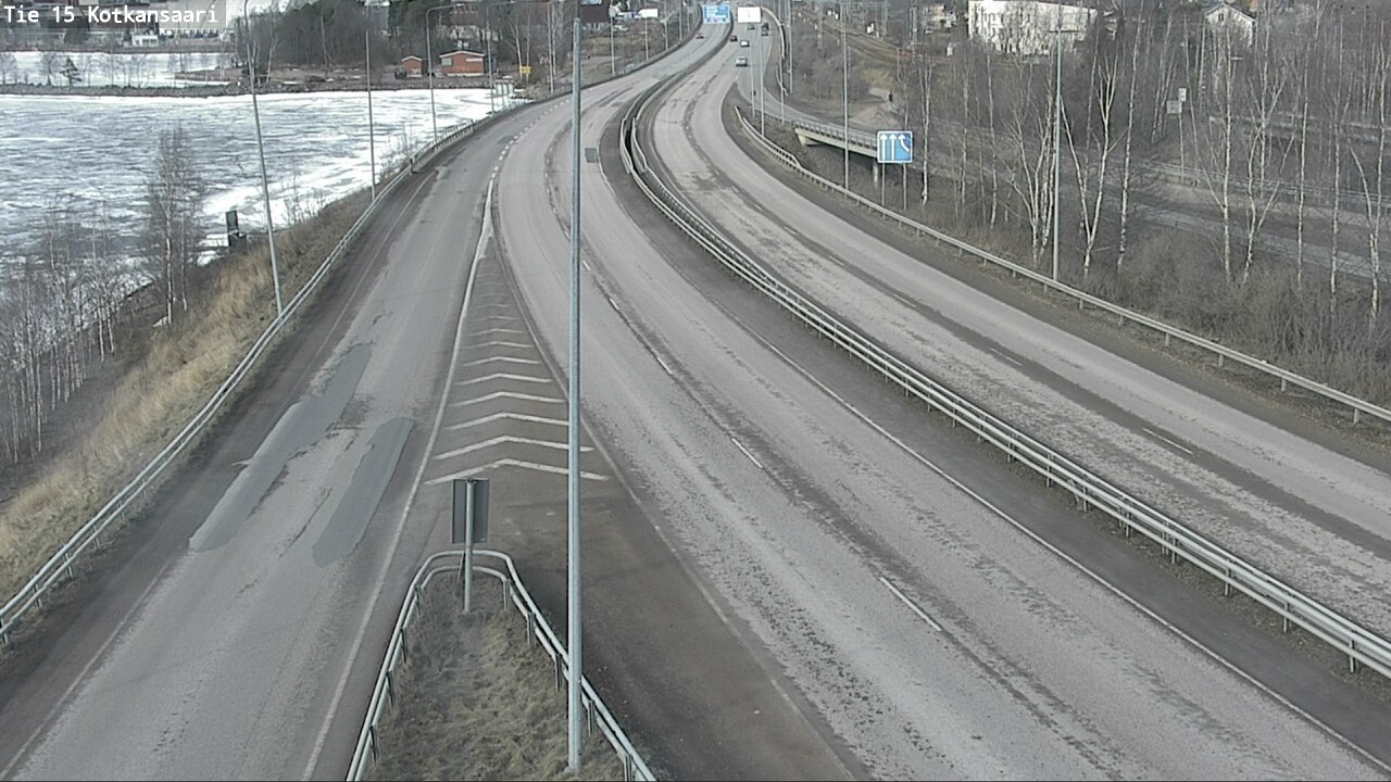 Weather Camera Image Väg 15 Kotka, Kotkansaari, Kotka, Kymenlaakso