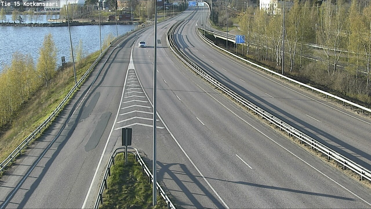 Weather Camera Image Väg 15 Kotka, Kotkansaari, Kotka, Kymenlaakso