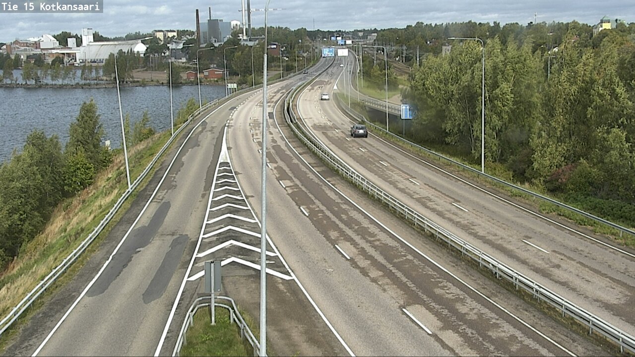Weather Camera Image Road 15 Kotka, Kotkansaari, Kotka, Kymenlaakso