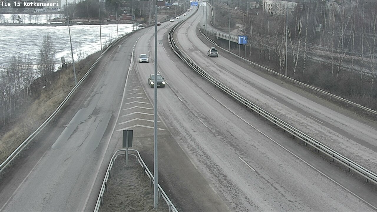 Weather Camera Image Road 15 Kotka, Kotkansaari, Kotka, Kymenlaakso