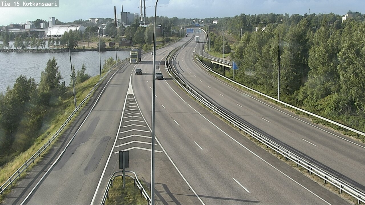 Weather Camera Image Väg 15 Kotka, Kotkansaari, Kotka, Kymenlaakso