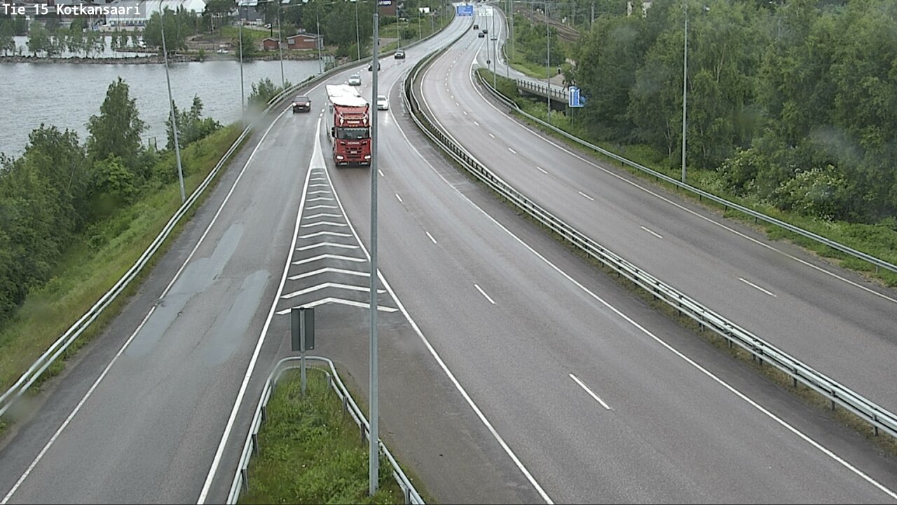 Weather Camera Image Väg 15 Kotka, Kotkansaari, Kotka, Kymenlaakso