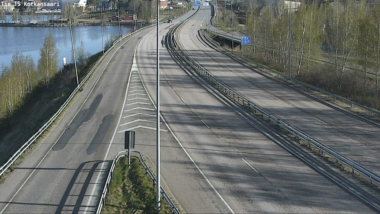 Weather Camera Image Road 15 Kotka, Kotkansaari, Kotka, Kymenlaakso