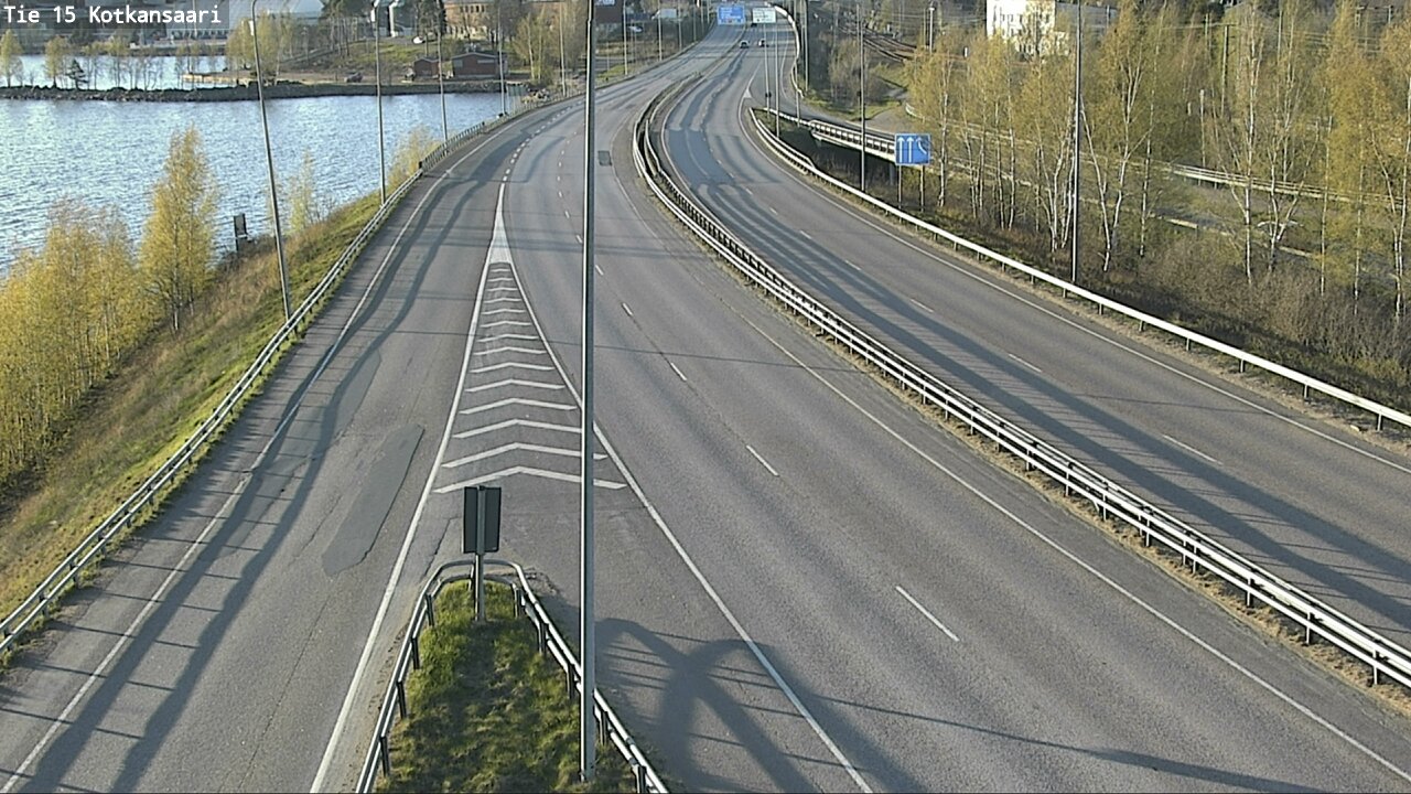 Weather Camera Image Väg 15 Kotka, Kotkansaari, Kotka, Kymenlaakso